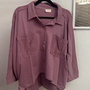 ✨SALE✨Oversized Shacket {LAVENDER}